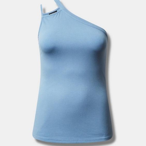 NWT 3X TORRID Everyday Rib One Shoulder Cut Out Cami - Picture 4 of 4